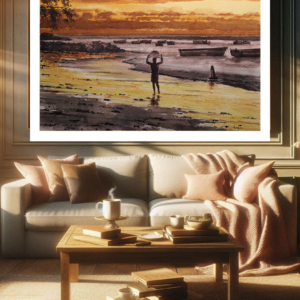 243- Crepuscule à Flic à Flac